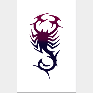 Violet Blue Scorpion Posters and Art